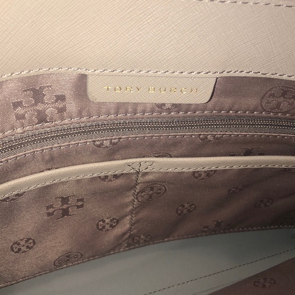 NWT Tory Burch Grey Emerson Tote, Gorgeous! 😍😍 - Picture 6 of 9